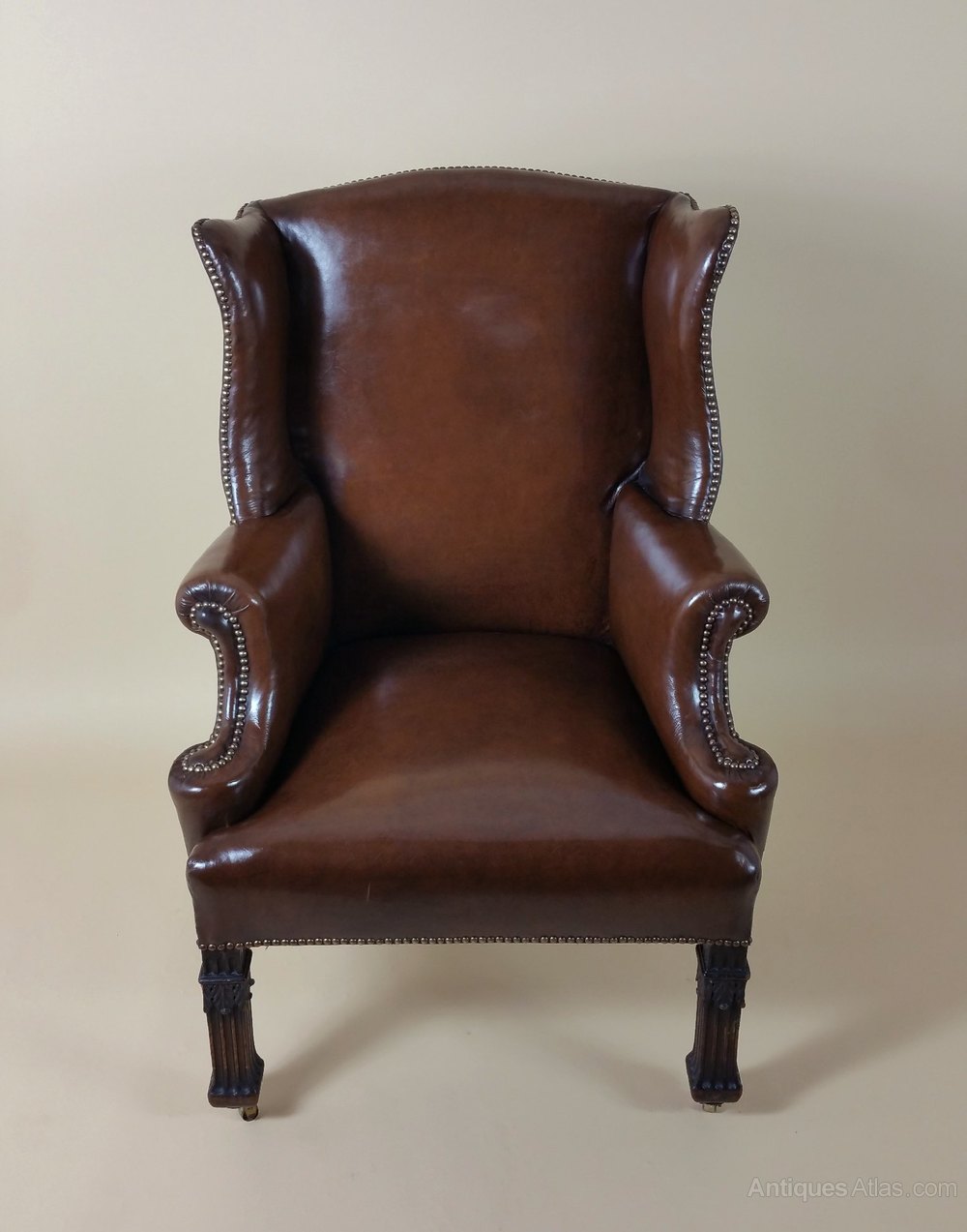 Superb Pair Of Victorian Leather Armchairs Antiques Atlas