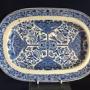 English Pearlware Blue & White Printed Pottery Plate