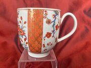 Worcester Old Scarlet Japan Pattern Coffee Cup