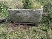 Large Natural Stone Garden Trough