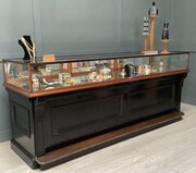 Mahogany Ebonised Jewellery Shop Display Counter 