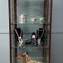 Mahogany Walk Around Glass Shop Display Cabinet