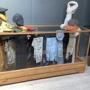 Oak Frame Hanging Shop Display Counter