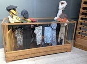 Oak Frame Hanging Shop Display Counter