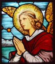 Religious Stained Glass Window – Heavenly Angel