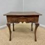 18th Century Oak Low Side Table With Lock