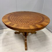 48 Inch Round Geometric Sorrento Table