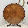 Burr Walnut And Marquetry Round Centre Table