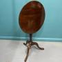 Georgian Mahogany Round Tilt Top Lamp Table