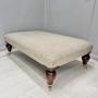 Large Footstool On Bulbous Legs