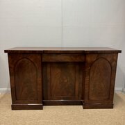 Mid Size Breakfront Mahogany Sideboard