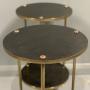 black tables