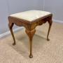 Queen Anne style pad foot piano stool 