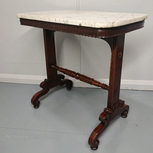 Regency Marble Top Hall Table Antiques Atlas