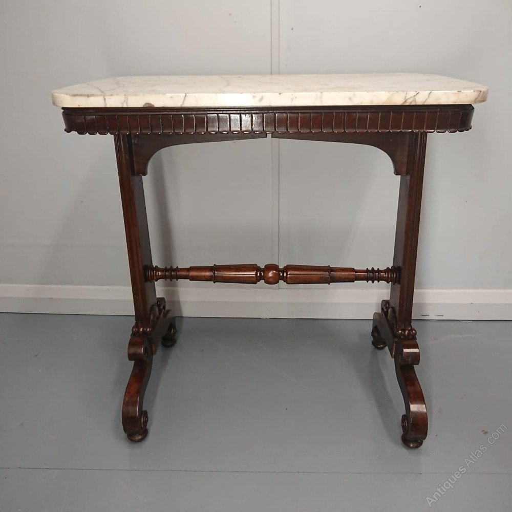 Regency Marble Top Hall Table Antiques Atlas