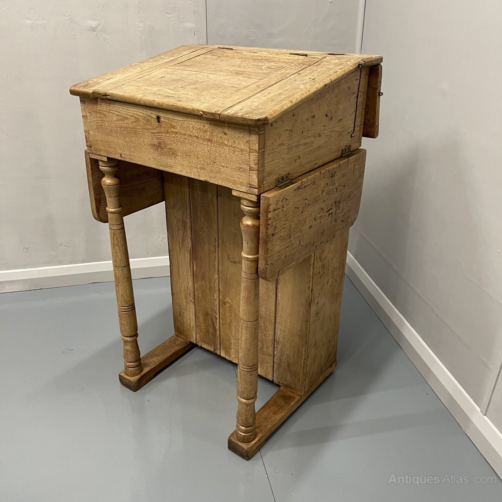 Victorian Pine School Teachers Lectern Desk Antiques Atlas