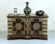 19th Century BrassStudded Zanzibar Chest
