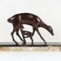 Art Deco Bronze Deer Group by Michel Decoux