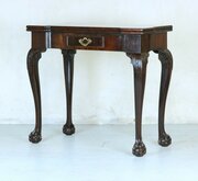 George III Mahogany Tea Table With Cabriole Legs