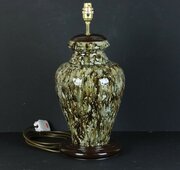 Imposing Chinese Drip & Crackle Glaze Table Lamp