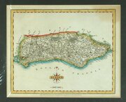 John Cary Hand-Coloured Original Map Of Sussex