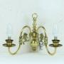 Pair of Dutch Brass Figural Wall Lights, 1920s