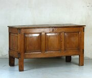 Rare 18th Century English Pine Coffer