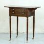 Regency Ebony Inlaid Mahogany Sewing / Work Table