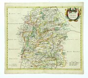 Robert Morden Map Of Wiltshire, C.1695