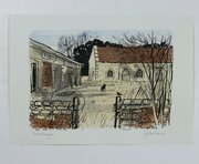 Robert Tavener Hand-Coloured Lithograph - Cat