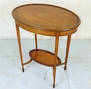 Sheraton Revival Satinwood Occasional Table