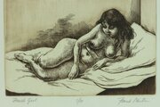 Signed Limited Edition Etching By Frank Martin #2