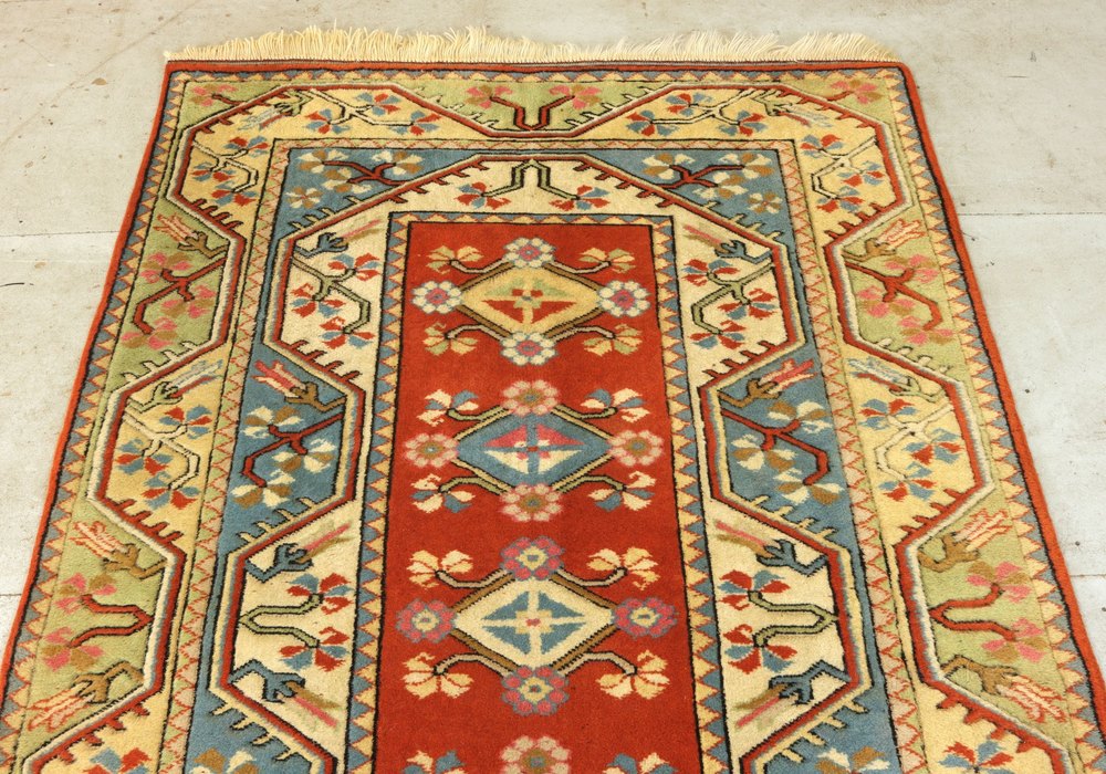 Antiques Atlas Vintage Turkish Milas Rug 203 X 119cm, Washed