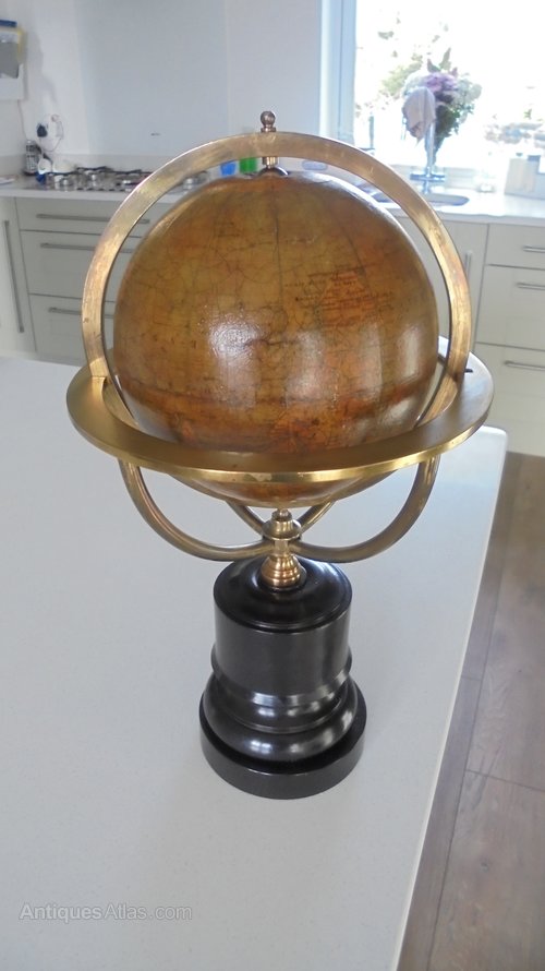 Antiques Atlas Antique Desk Top Globe By Philips