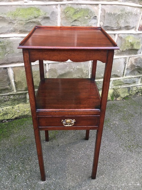 Antique Mahogany Bedside Table Antiques Atlas