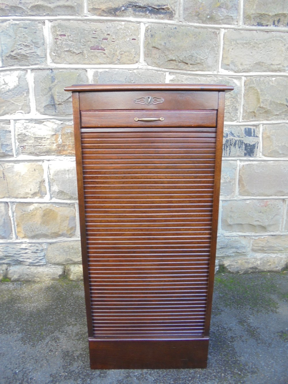 Antique Mahogany Tambour Front Filing Antiques Atlas