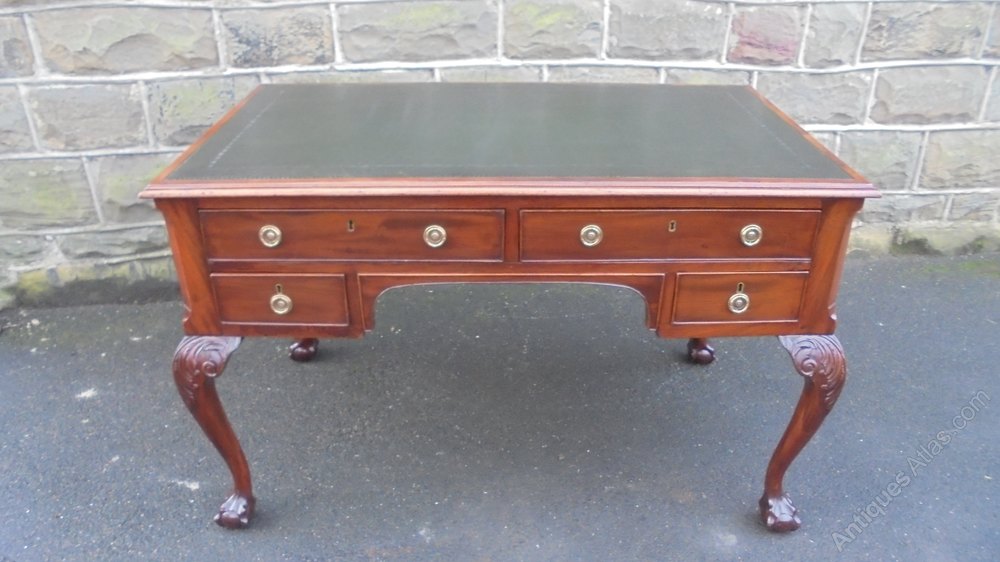 Antique Mahogany Writing Table Antiques Atlas