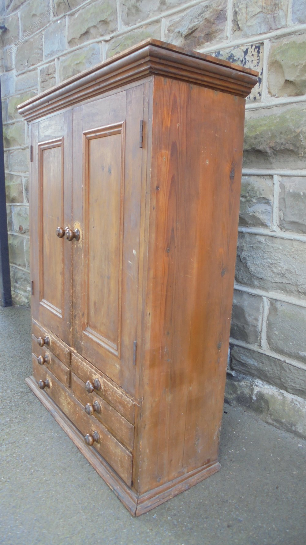 Antique Pine Kitchen Housekeepers Cupboard Antiques Atlas
