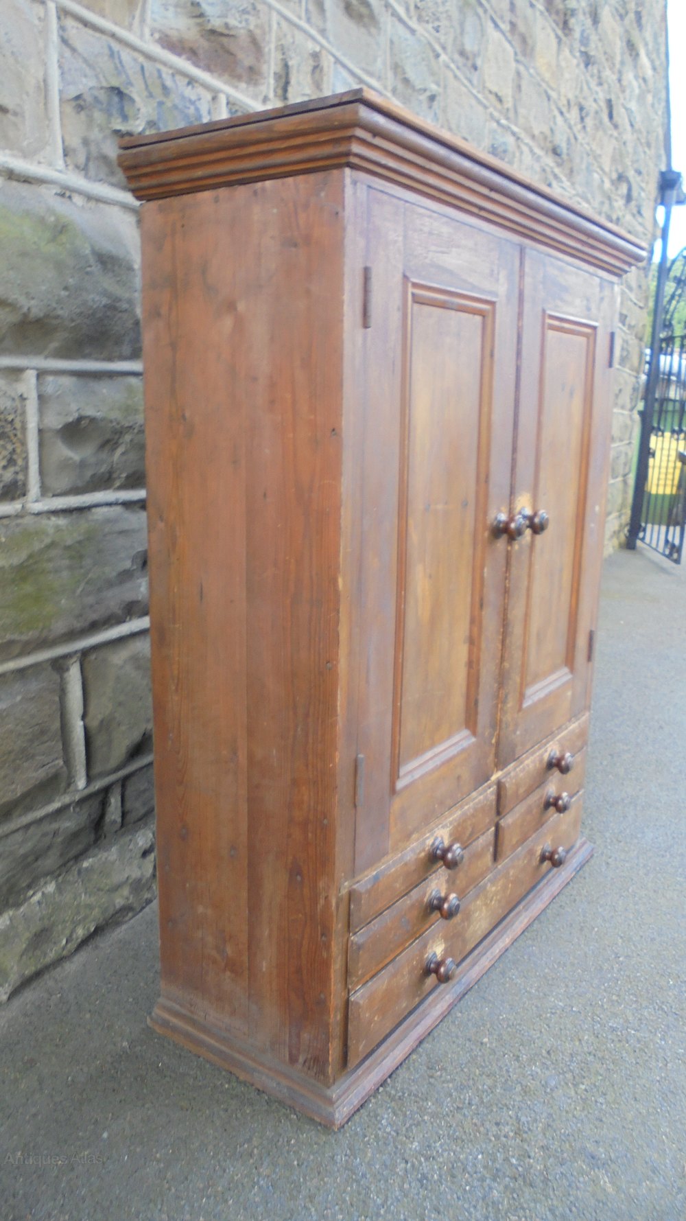 Antique Pine Kitchen Housekeepers Cupboard Antiques Atlas