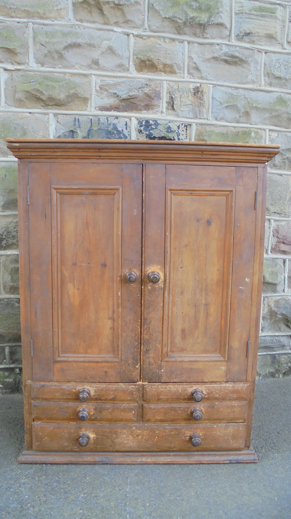Antique Pine Kitchen Housekeepers Cupboard Antiques Atlas