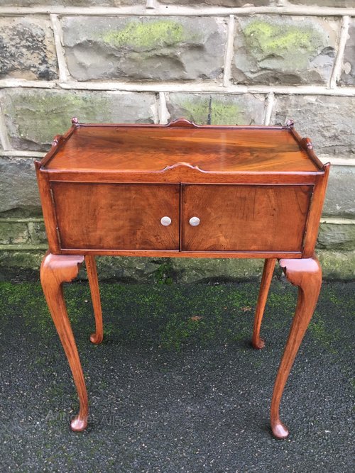 Antique Walnut Bedside Table Antiques Atlas