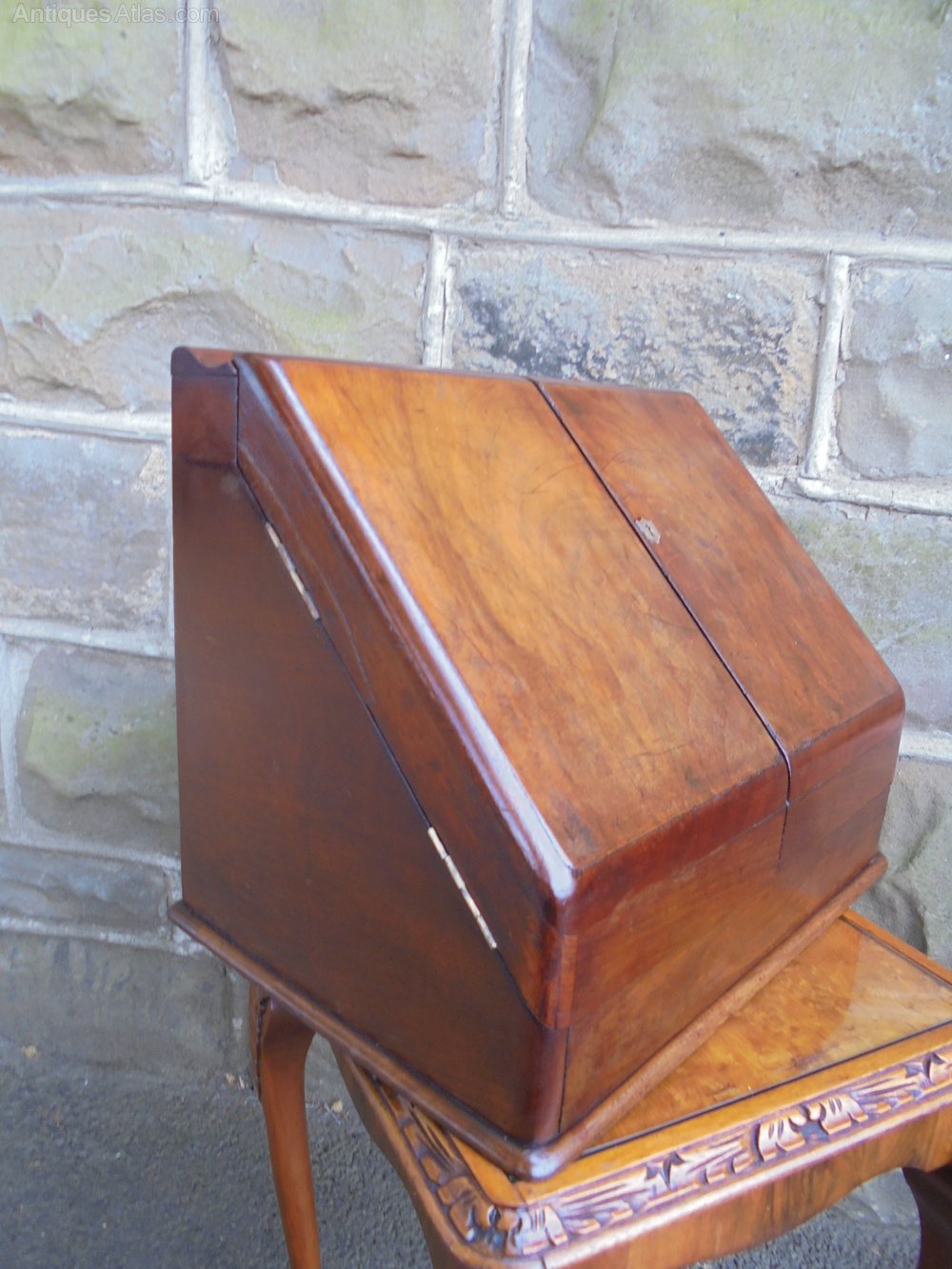 Antiques Atlas Antique Walnut Desk Top Stationary Box Antique Walnut Desk Top Stationary Box Stationery Bo Writing