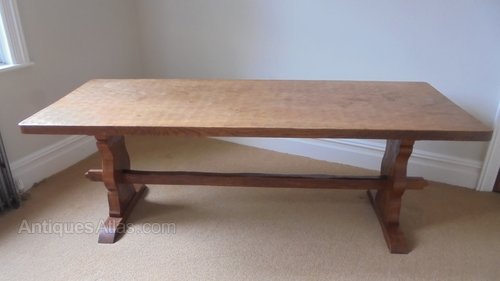 Antiques Atlas Oak 7ft Dining Table Thomas Gnomeman Whittaker