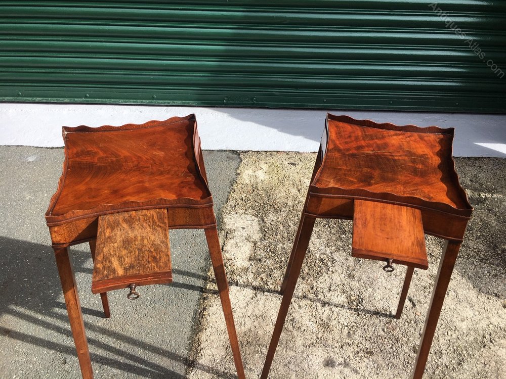 Pair Antique Mahogany Kettle Stands Antiques Atlas