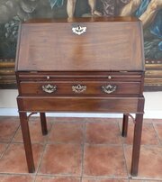  1740 Campaign Bureau On Stand Mahogany