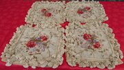 4 Aubusson Floral Cushion Covers Needlepoint