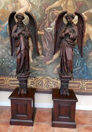 Angels Height 5ft 8 1710 Oak Hand Carved