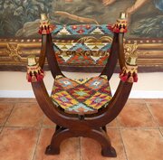 Chair Savanarola  Country Oak 1860