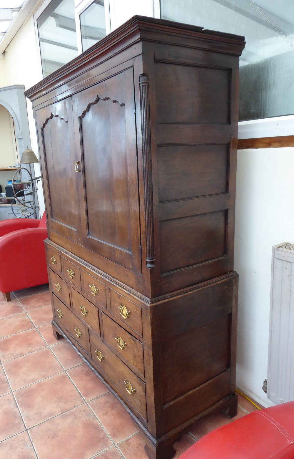 Country Oak Press Cupboard 1730 Antiques Atlas