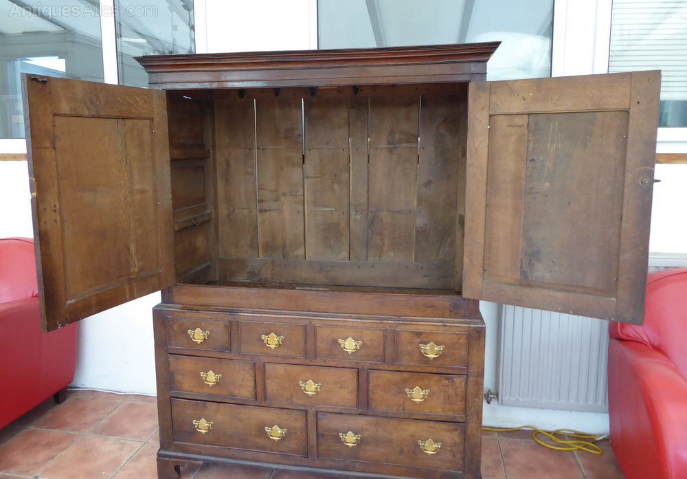 Country Oak Press Cupboard 1730 Antiques Atlas